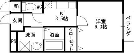 大阪府茨木市中津町 茨木市駅 1K マンション 賃貸物件詳細