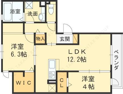 大阪府東大阪市六万寺町1丁目 瓢箪山駅 2LDK アパート 賃貸物件詳細