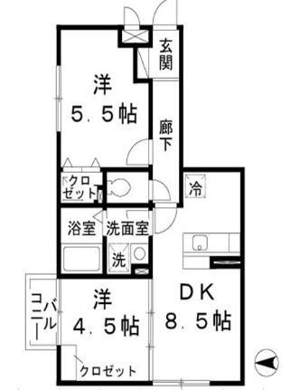 大阪府茨木市橋の内3丁目 総持寺駅 2DK アパート 賃貸物件詳細