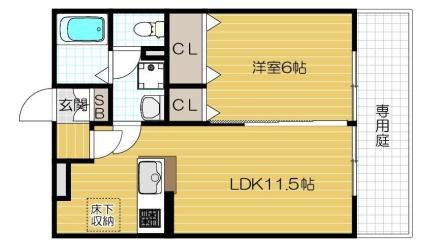 大阪府枚方市北楠葉町 樟葉駅 1LDK アパート 賃貸物件詳細
