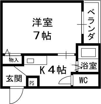 大阪府門真市幸福町 古川橋駅 1K マンション 賃貸物件詳細