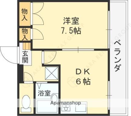 大阪府柏原市平野1丁目 堅下駅 1DK アパート 賃貸物件詳細