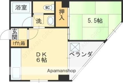 大阪府松原市上田6丁目 河内松原駅 1DK マンション 賃貸物件詳細