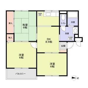 大阪府八尾市北木の本5丁目 八尾南駅 3DK マンション 賃貸物件詳細