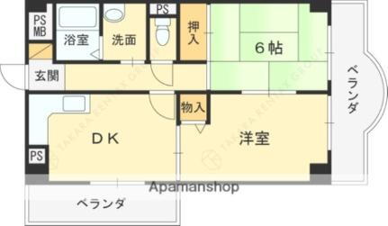 大阪府大阪市鶴見区今津北4丁目 徳庵駅 2DK マンション 賃貸物件詳細