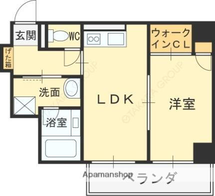 大橋マンション五番館 5階 1LDK 賃貸物件詳細