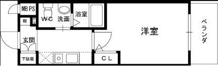 大阪府大阪市福島区海老江1丁目 野田駅 1K マンション 賃貸物件詳細