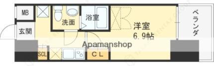大阪府大阪市福島区吉野2丁目 野田阪神駅 1K マンション 賃貸物件詳細
