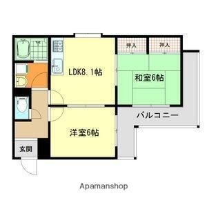 大阪府堺市東区日置荘西町1丁 初芝駅 2DK マンション 賃貸物件詳細