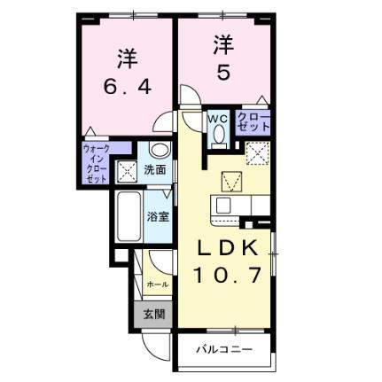 ポンテ　アルト　池上　Ａ 1階 2LDK 賃貸物件詳細