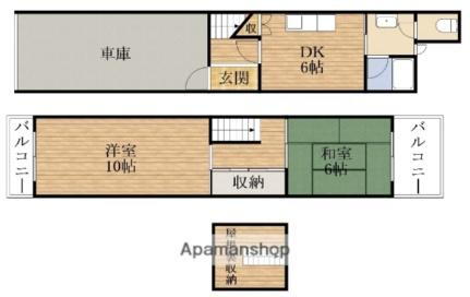 大阪府大阪市生野区林寺5丁目 東部市場前駅 2DK 一戸建て 賃貸物件詳細