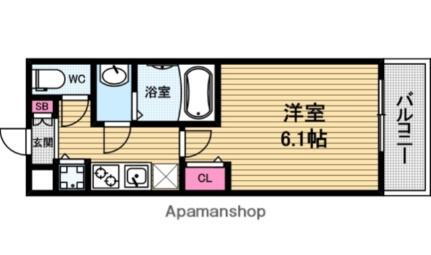 大阪府大阪市天王寺区上汐3丁目 谷町九丁目駅 1K マンション 賃貸物件詳細