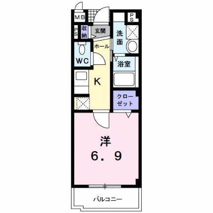 ソレイユ　クレール 3階 1K 賃貸物件詳細