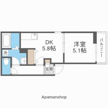 Ｈブランド尼崎 1階 1DK 賃貸物件詳細