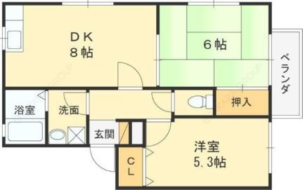 兵庫県西宮市田代町 西宮北口駅 2DK アパート 賃貸物件詳細
