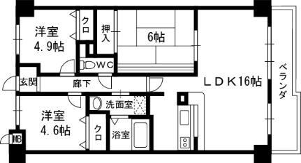 レフィナード 1階 3LDK 賃貸物件詳細