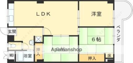 東朋第一マンション 2階 3LDK 賃貸物件詳細