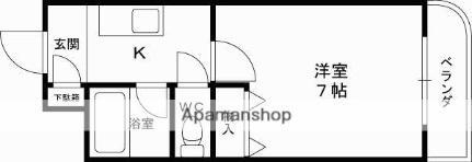 オード夙川 3階 1K 賃貸物件詳細