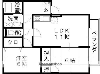兵庫県西宮市上之町 門戸厄神駅 2LDK アパート 賃貸物件詳細