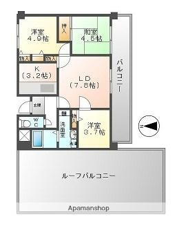 ホーユウパレス姫路 3階 3LDK 賃貸物件詳細