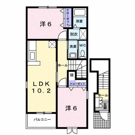 和歌山県岩出市金屋 岩出駅 2LDK アパート 賃貸物件詳細