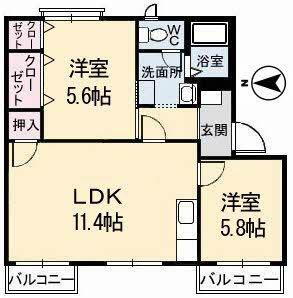 鳥取県鳥取市田島 2LDK アパート 賃貸物件詳細