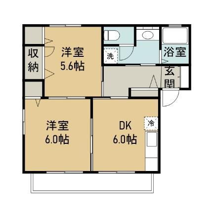 モデラート 1階 2DK 賃貸物件詳細