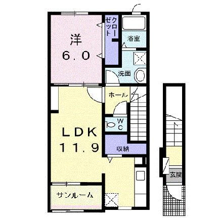 島根県出雲市斐川町直江 直江駅 1LDK アパート 賃貸物件詳細