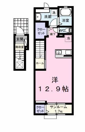 島根県松江市東津田町 松江駅 ワンルーム アパート 賃貸物件詳細