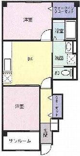 島根県松江市下東川津町 松江駅 2DK アパート 賃貸物件詳細