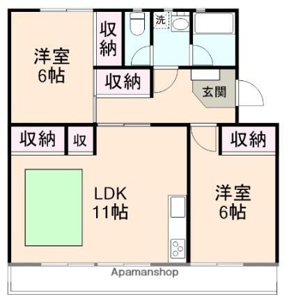 Ｋ’ｓＢ大塚 1階 2LDK 賃貸物件詳細