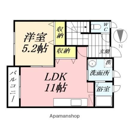 岡山県岡山市南区福富中2丁目 1LDK アパート 賃貸物件詳細