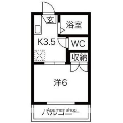岡山県岡山市北区津島福居2丁目 岡山駅 1K アパート 賃貸物件詳細