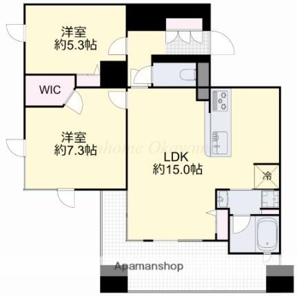 エンヴィーズライフ岡山大雲寺前 12階 2LDK 賃貸物件詳細