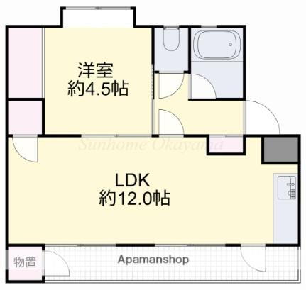 岡山県岡山市中区長岡 東岡山駅 1LDK アパート 賃貸物件詳細