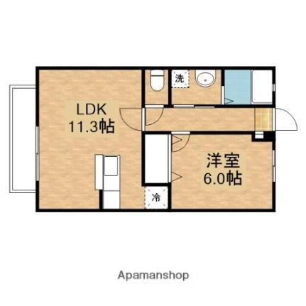 岡山県岡山市北区十日市東町 清輝橋駅 1LDK アパート 賃貸物件詳細