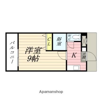岡山県岡山市北区伊島町2丁目 岡山駅 1K マンション 賃貸物件詳細
