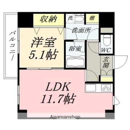岡山県岡山市北区神田町1丁目 大元駅 1LDK マンション 賃貸物件詳細