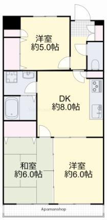 リアライズ円山 3階 3DK 賃貸物件詳細