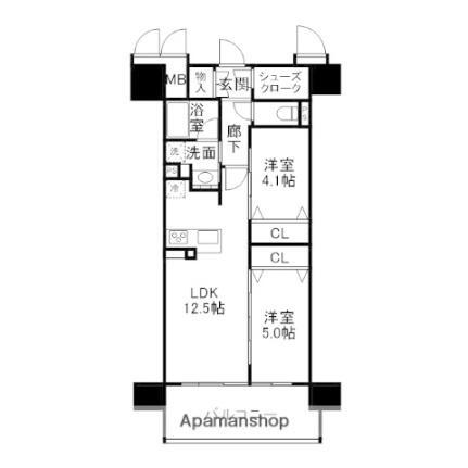 岡山県岡山市北区幸町 岡山駅前駅 2LDK マンション 賃貸物件詳細