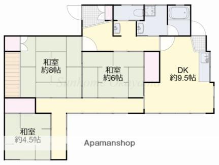 岡山県岡山市南区豊成3丁目 備前西市駅 3DK 一戸建て 賃貸物件詳細