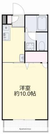 岡山県岡山市北区野田3丁目 北長瀬駅 1K アパート 賃貸物件詳細