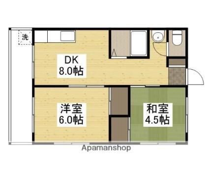 岡山県岡山市北区天瀬南町 東中央町駅 2DK マンション 賃貸物件詳細