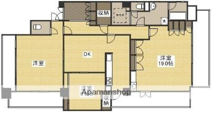 アルバ鹿田町 11階 3DK 賃貸物件詳細