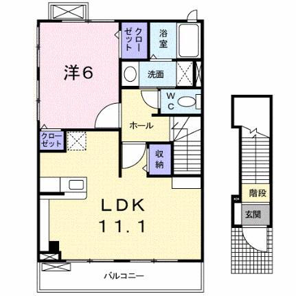 ＲＥＶＥ 2階 1LDK 賃貸物件詳細