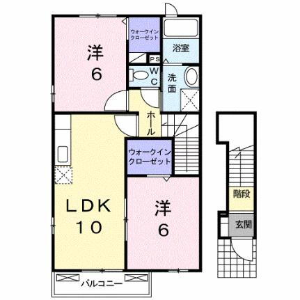 岡山県赤磐市桜が丘東1丁目 瀬戸駅 2LDK アパート 賃貸物件詳細