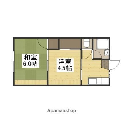 岡山県岡山市南区泉田1丁目 備前西市駅 2K アパート 賃貸物件詳細