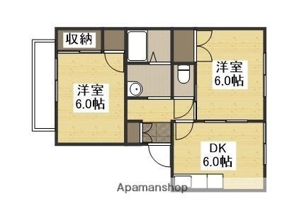 岡山県倉敷市玉島長尾 新倉敷駅 2DK アパート 賃貸物件詳細