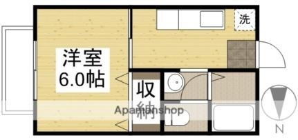 岡山県倉敷市西中新田 倉敷駅 1K アパート 賃貸物件詳細