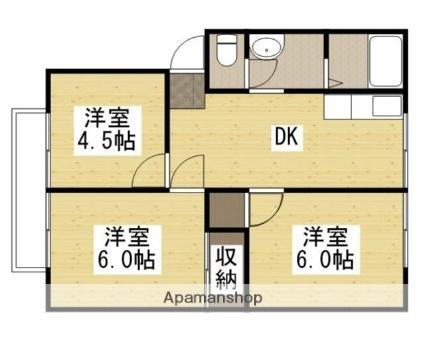 岡山県総社市中央4丁目 東総社駅 3DK アパート 賃貸物件詳細